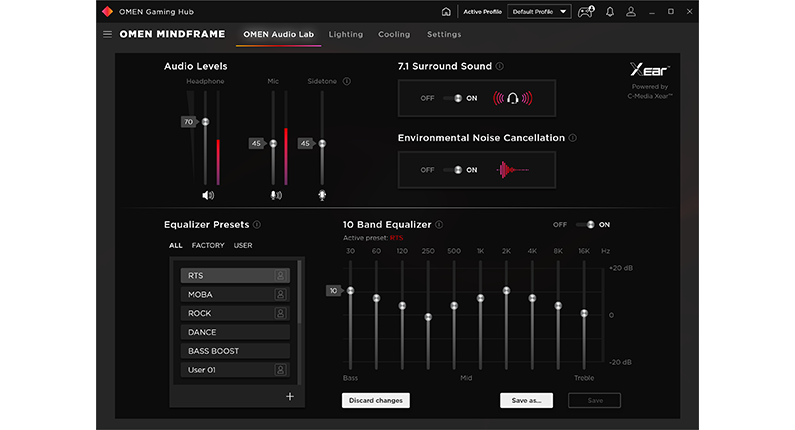 HP® OMEN Mindframe Prime Gaming Headset | HP® Official Site